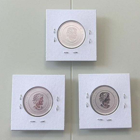 2015 and 2016 Canada Coloured 3 x $25 Silver Proof Coins! - Picture 2 of 9